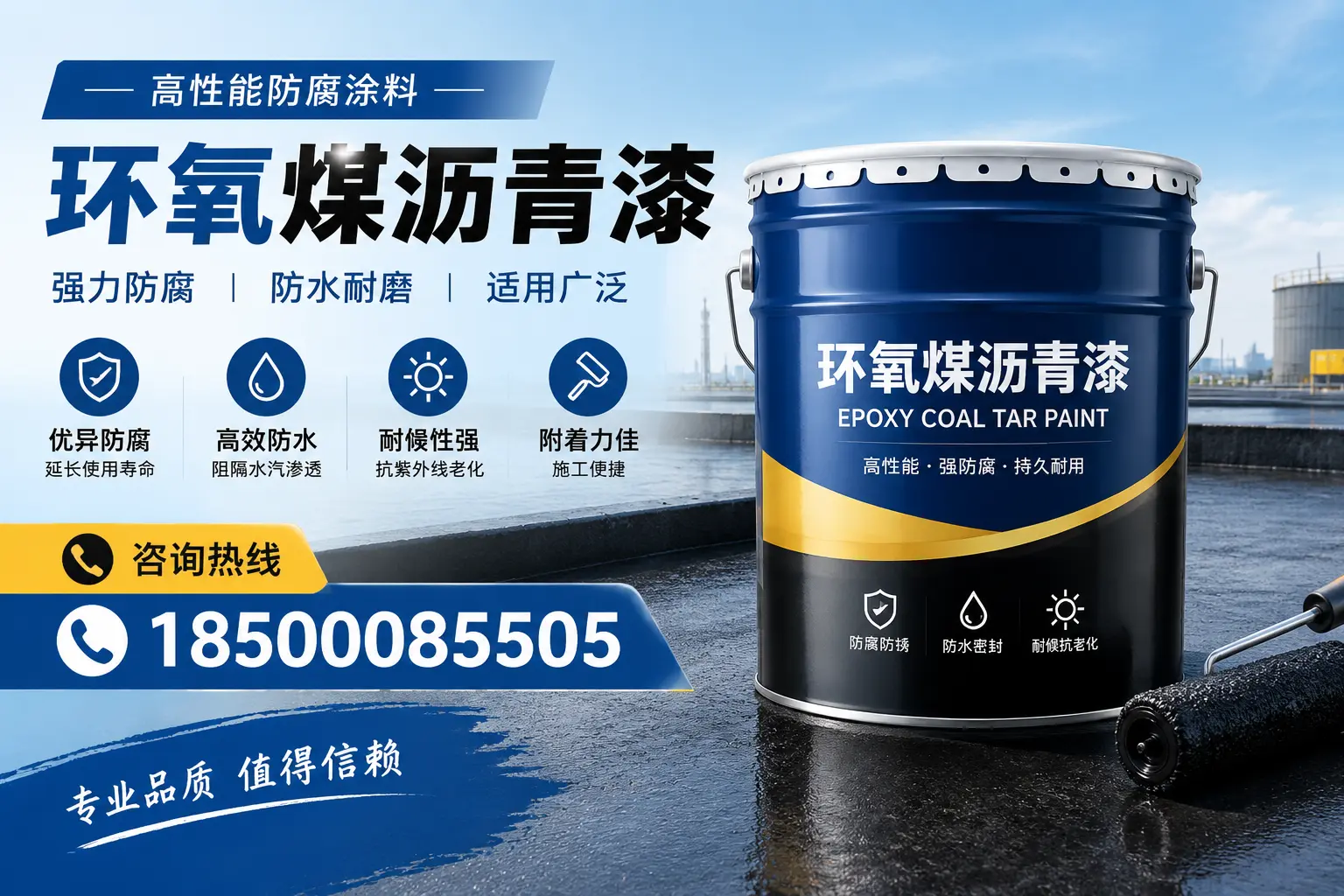 环氧煤沥青漆的主要成分与功能，围场用户深度了解